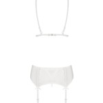 Obsessive Jarretel Set met Strikjes en Fijn Kant L/XL