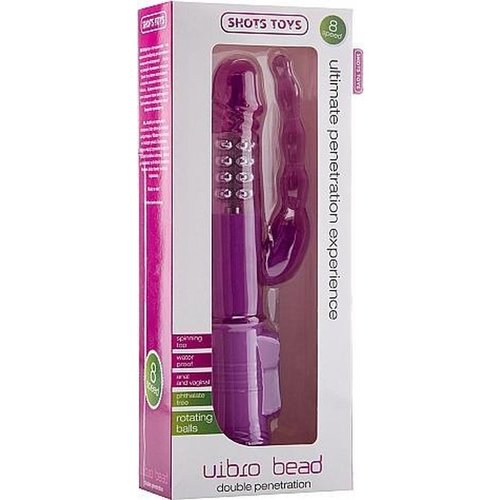 Vibro Bead Vibrator met Anale Stimulatie Shots Toys Vibro Bead Vibrator met Anale Stimulatie