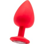 Ouch! Siliconen Buttplug met Diamant XL