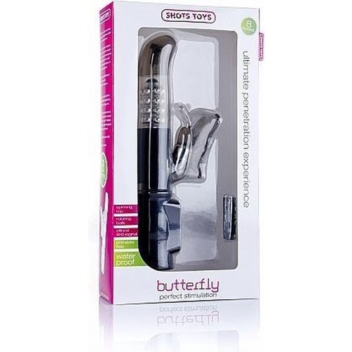 Shots Toys Shots Butterfly Vibrator met Parels