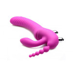 XR Brands REGAL Triple G Siliconen Strapless Voorbind Dildo