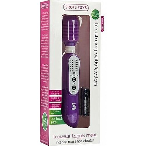 Shots Toys Twizzle Trigger Maxi Wand Massager