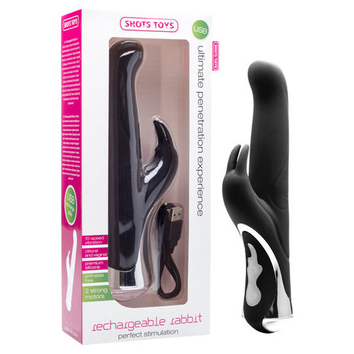 Rabbit Vibrator Ergonomisch en Glad Shots Toys Rabbit Vibrator Ergonomisch en Glad