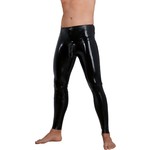 Late X Latex Broek met Realistische Penis Sleeve