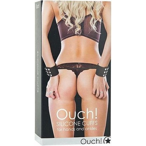 Siliconen Handboeien Stevig en Comfortabel Ouch! Siliconen Handboeien Stevig en Comfortabel