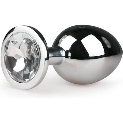 Aluminium Buttplug met Diamant