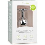 Easytoys Aluminium Buttplug met Diamant