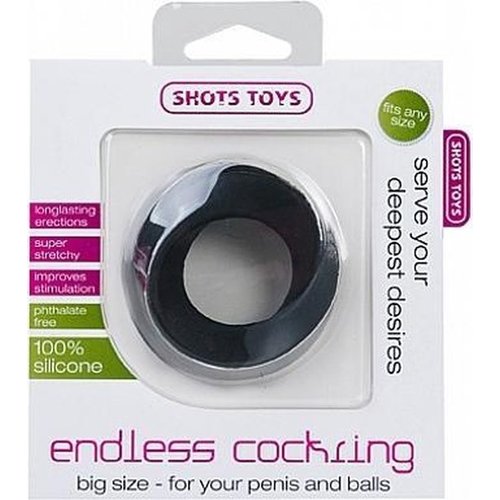 Shots Toys Endless Cockring Stimulerend Big