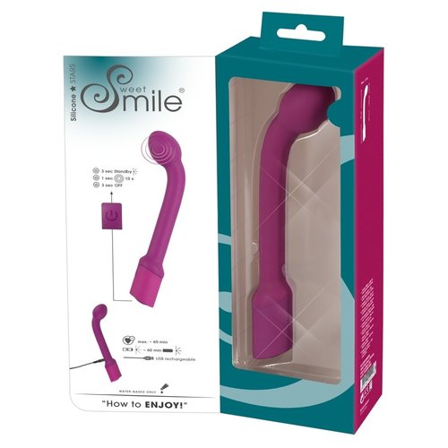 Sweet Smile Flexibele en Zijdezachte G-spot Vibrator