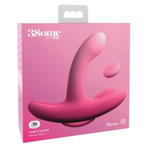 Rock n Grind Vibrator met Clitoris Stimulator Pipedream Rock n Grind Vibrator met Clitoris Stimulator