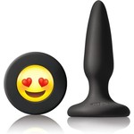 NSnovelties Siliconen Buttplug met Emoji Stop Liefde Small