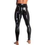 Late X Latex Mannen Legging met Open Kruis Medium