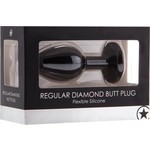 Siliconen Buttplug met Kristal Small Ouch! Siliconen Buttplug met Kristal Small