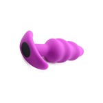 Vibrerende Siliconen Swirl Buttplug Bang! Vibrerende Siliconen Swirl Buttplug
