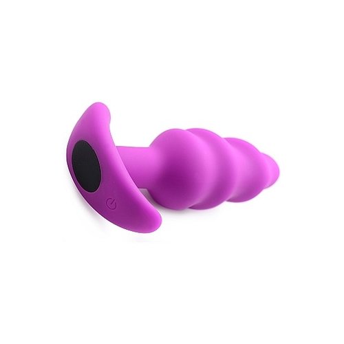 Bang! Vibrerende Siliconen Swirl Buttplug