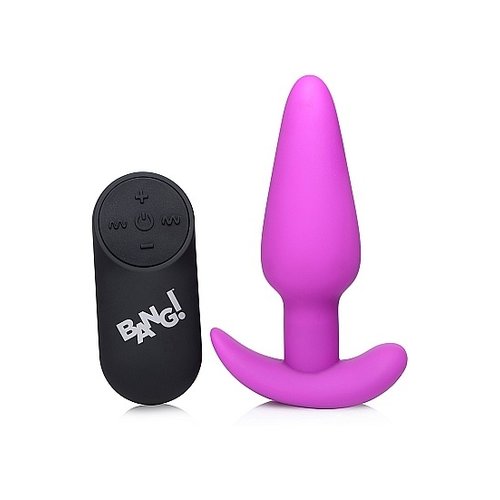 Vibrerende Siliconen Buttplug Glad Bang! Vibrerende Siliconen Buttplug Glad