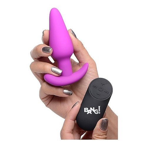 Bang! Vibrerende Siliconen Buttplug Glad