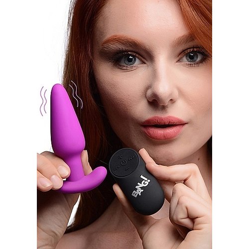 Vibrerende Siliconen Buttplug Glad Bang! Vibrerende Siliconen Buttplug Glad