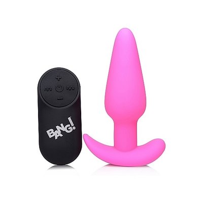 Vibrerende Siliconen Buttplug Glad