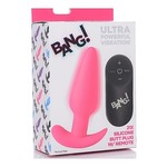 Bang! Vibrerende Siliconen Buttplug Glad