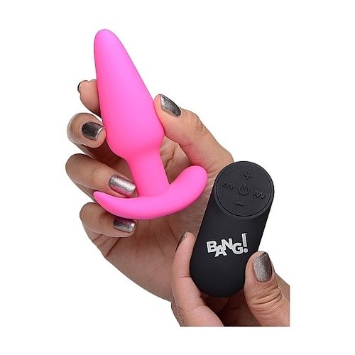 Bang! Vibrerende Siliconen Buttplug Glad