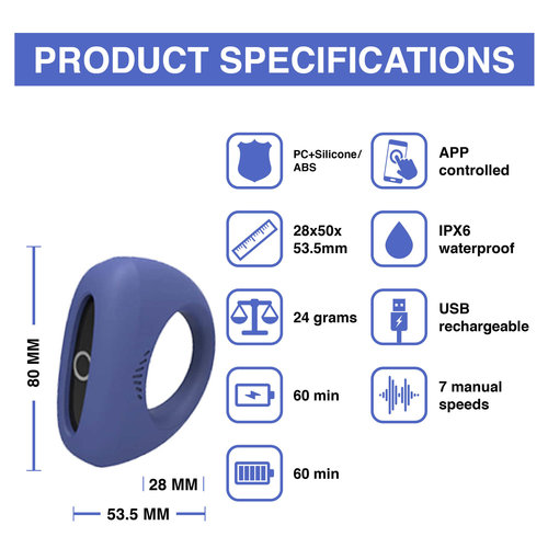 Magic Motion Magic Motion  Dante Smart Wearable Koppelcockring