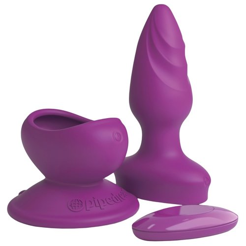 Pipedream 3Some Wallbanger Luxe Vibrerende Buttplug met Zuignap