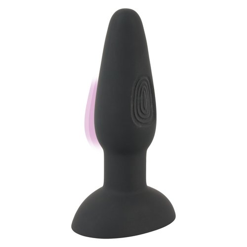 Vibrerende Buttplug met Kloppende Motor Black Velvets Vibrerende Buttplug met Kloppende Motor