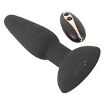Vibrerende Buttplug met Kloppende Motor Black Velvets Vibrerende Buttplug met Kloppende Motor