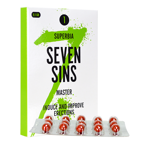 Seven Sins Master Erectiepillen Man 15 st Seven Sins Seven Sins Master Erectiepillen Man 15 st