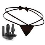 Vibrerend Slipje met Afstandsbediening Vaginale en Anale Plug String  S-L Hookup Vibrerend Slipje met Afstandsbediening Vaginale en Anale Plug String  S-L