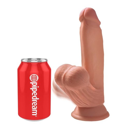 King Cock Triple Density Dildo Zuignap Dildo Zwaaiend Balzak