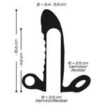 You2Toys Penis Sleeve Extender met Vibratie en Cockring