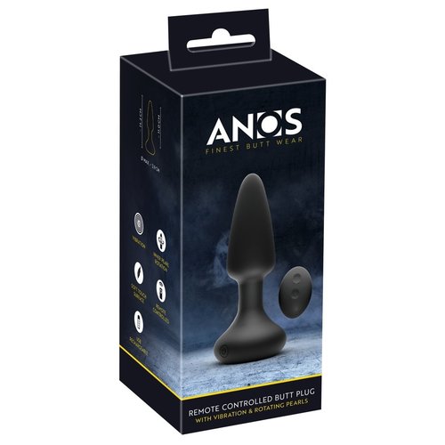 ANOS ANOS Vibrerende Buttplug met Afstandsbediening