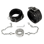 Fetish Collection Zware Metalen Cockring met Handboeien