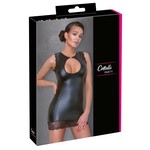 Cotteli Party Mat Wetlook Jurkje met Decolleté