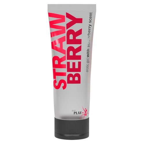 Just Play Erotische Massage Gel met Aardbei Extracten 80 ml