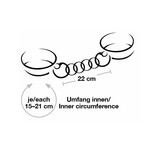 Stijlvolle Bondage Boeien Afneembare Ketting Bad Kitty Stijlvolle Bondage Boeien Afneembare Ketting