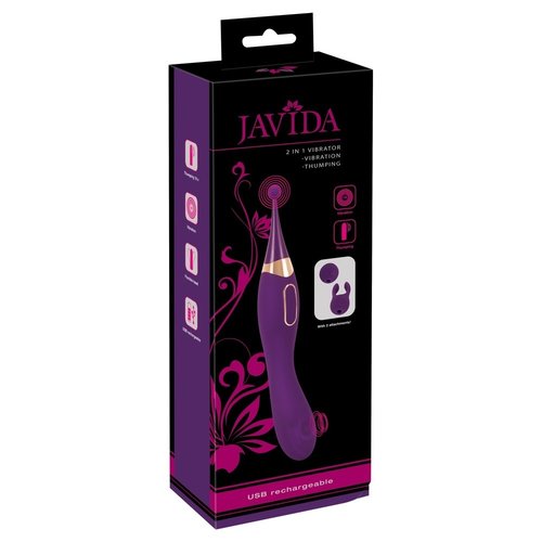 JAVIDA Javida 2 in 1 Pulserende Vibrator