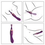 JAVIDA Javida 2 in 1 Pulserende Vibrator