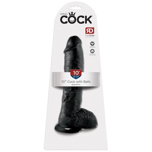 King Cock King Cock Realistische Dildo XXL Zwart