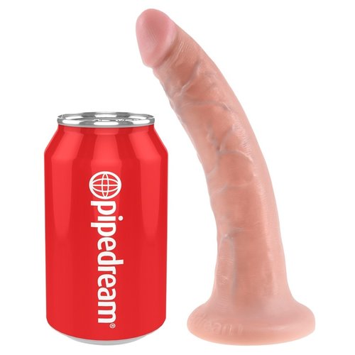 King Cock King Cock Natuurlijke Dildo Medium Huidkleurig