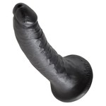 King Cock King Cock Natuurlijke Dildo Medium Zwart