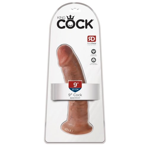 King Cock King Cock Natuurlijke Dildo Large Lichtbruin