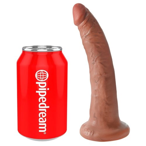 King Cock King Cock Natuurlijke Dildo Medium Lichtbruin