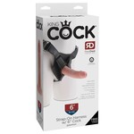 King Cock Voorbind Dildo met Afneembare Natuurlijke Dildo