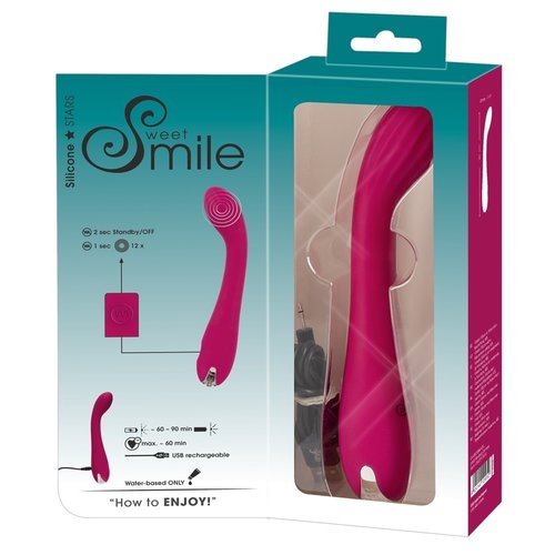 Sweet Smile Geribbelde G-spot P-spot Vibrator