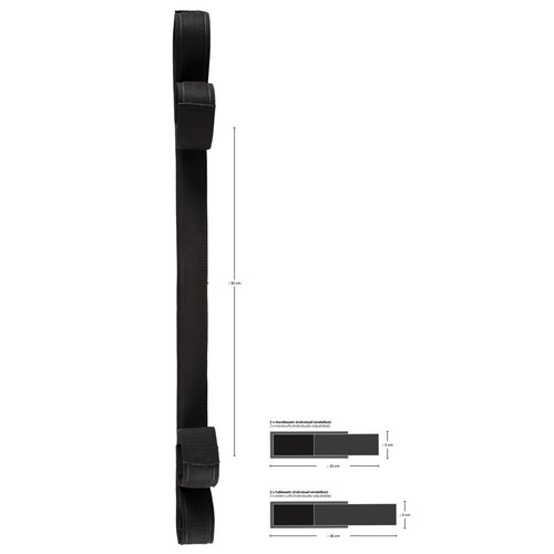 Spreader Bar Spreidstang met Nylon Boeien Bad Kitty Spreader Bar Spreidstang met Nylon Boeien