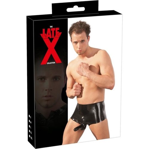 Late X Latex Boxer met Penis Sleeve