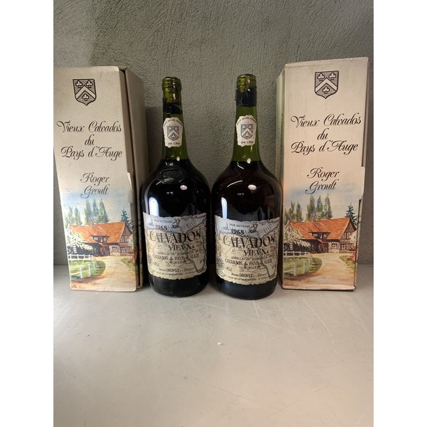 ブランデー 1968 Calvados Lebouvier 40% Rarität: Morise Calvados Jahrgang 1968